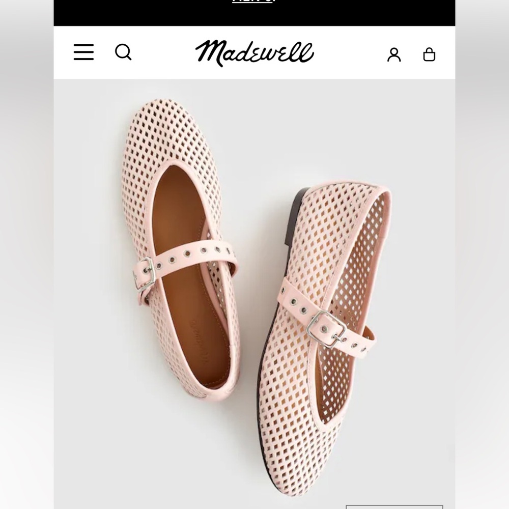 NEW Madewell The Remy Mary Jane Flat